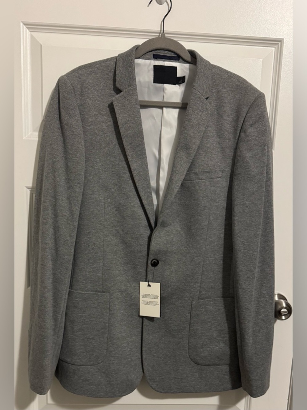 ASOS Gray Knit Sport Coat - Two -Button Blazer